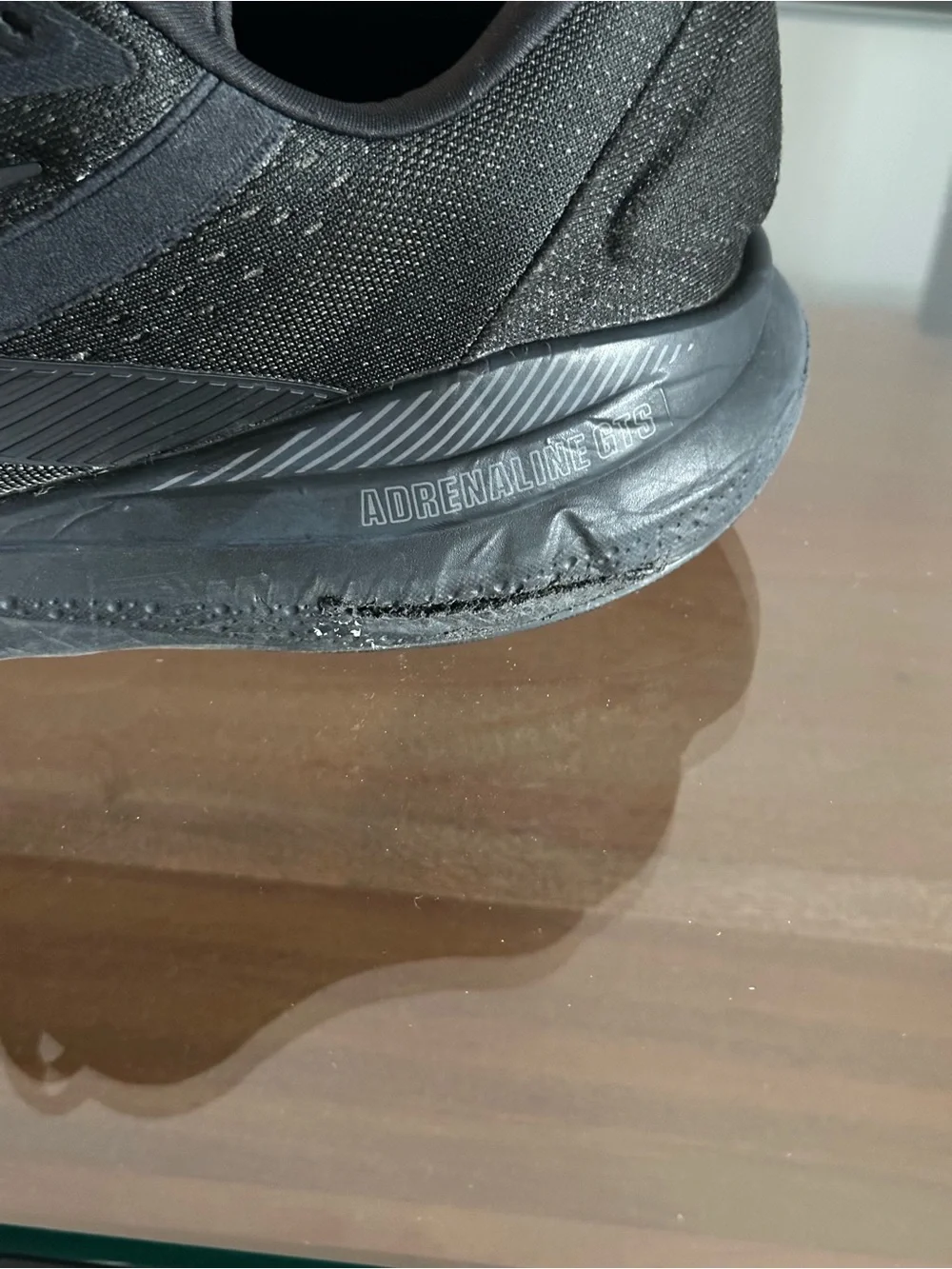 Brooks Adrenaline GTS 24 Men’s Black Running Walking Shoe Size 14